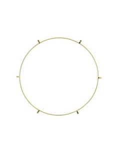 20 Lowrider Square Twisted Wheel Trim Gold.